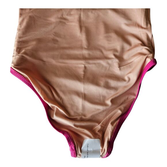 J. Crew Women 12 Swimsuit 1 Piece V-Neck Ruffled Ruched Radiant Fuchsia NEW NWT - Picture 8 of 8